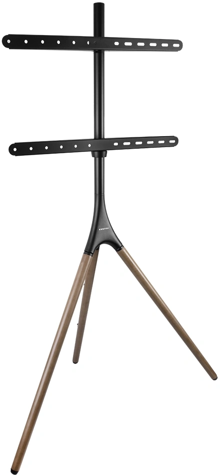 Стойка для телевизора Kromax OMEGA-11 серебристый/береза 32"-70" макс.35кг напольный фиксированный