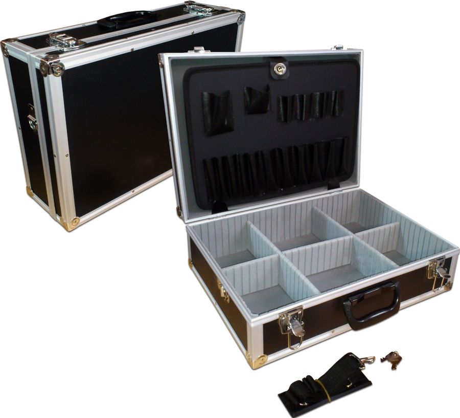 Ящик для инструментов Lanmaster TWT-CASE 6отд. черный