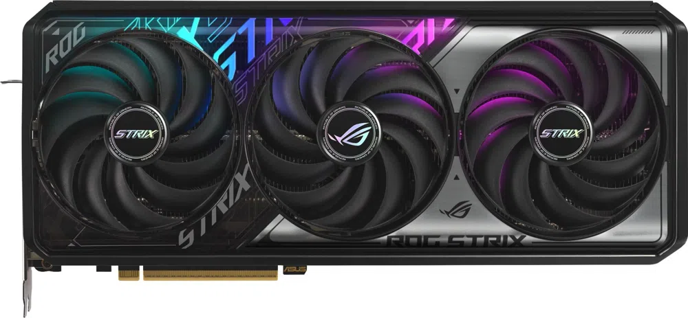 Видеокарта Asus PCI-E 5.0 ROG-STRIX-RTX5070TI-16G-GAMING NVIDIA GeForce RTX 5070TI 16Gb 256bit GDDR7 2452/28000 HDMIx2 DPx3 HDCP Ret