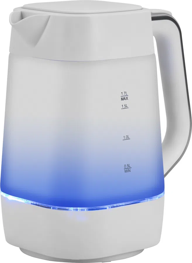 Чайник электрический Vitek VT-WK1058 1.7л. 2200Вт белый корпус: стекло/пластик