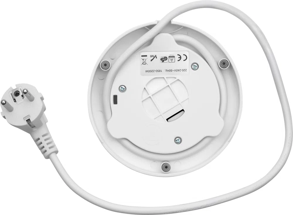 Чайник электрический Vitek VT-WK1058 1.7л. 2200Вт белый корпус: стекло/пластик