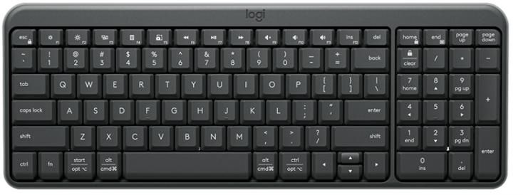 Клавиатура Logitech K251 черный беспроводная BT slim (920-013363)