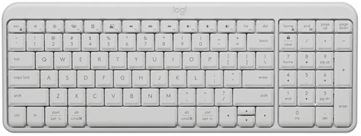 Клавиатура Logitech K251 белый беспроводная BT slim (920-013364)