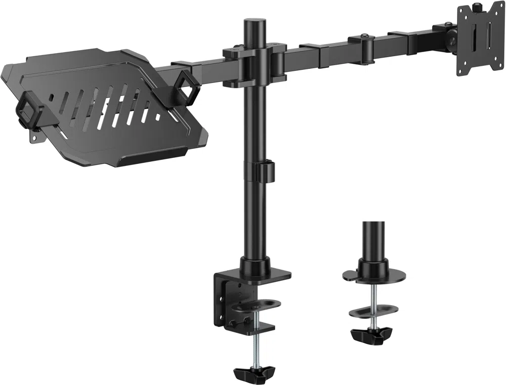 Кронштейн для монитора/ноутбука Cactus CS-VM-LH24-BL черный 17"-35" макс.20кг настольный поворот и наклон