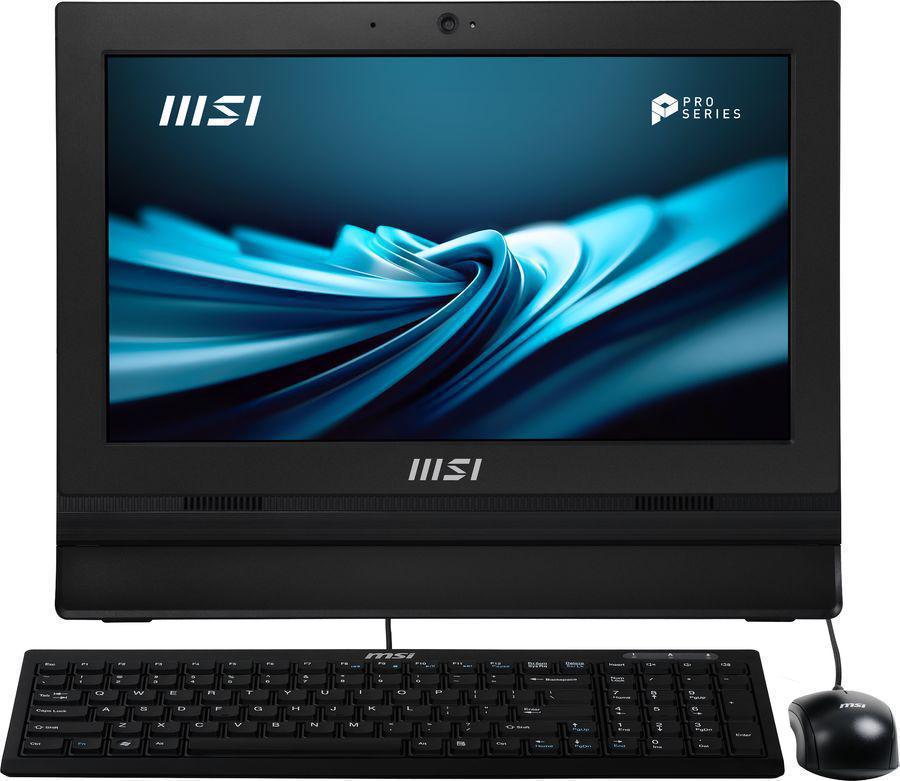 Моноблок MSI Pro AP162T ADL-014XRU 15.6" Full HD Touch N100 (0.8) 8Gb SSD256Gb UHDG CR без ОС 2xGbitEth WiFi BT 65W клавиатура мышь Cam черный 1920x1080