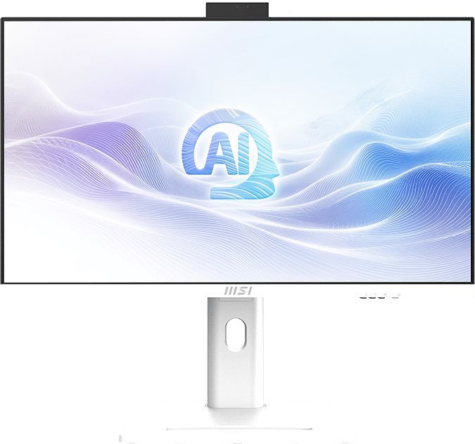 Моноблок MSI Modern AM273QP AI 1UM-095XRU 27" WQHD Core Ultra 7 155H (1.4) 16Gb SSD1Tb Graphics CR без ОС 2.5xGbitEth WiFi BT 150W клавиатура мышь Cam белый 2560x1440