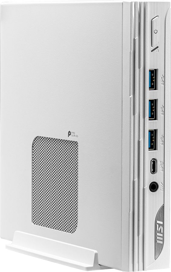 Неттоп MSI Pro DP10 13M-251RU i5 1340P (1.9) 16Gb SSD512Gb Iris Xe Windows 11 Pro 2.5xGbitEth WiFi BT 120W белый (9S6-B0A612-251)