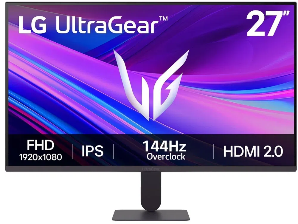 Монитор LG 27" UltraGear 27G411A-B черный IPS LED 16:9 HDMI матовая 1500:1 250cd 178гр/178гр 1920x1080 144Hz G-Sync FreeSync DP FHD 3.8кг