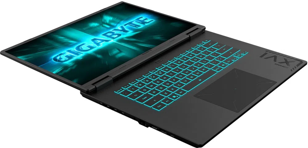 Ноутбук Gigabyte GAMING A16 GA63H Ryzen 7 260 16Gb SSD512Gb NVIDIA GeForce RTX5050 8Gb 16" IPS FHD+ (1920x1200) FreeDOS black WiFi BT Cam (3THK3KZ893SD)