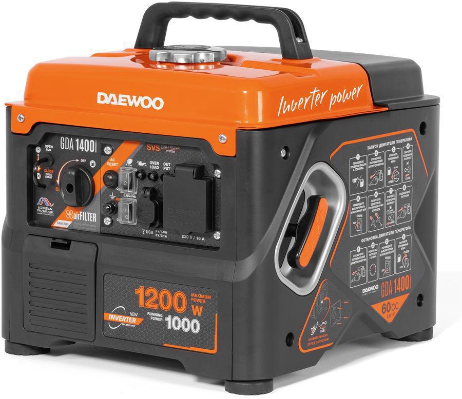 Генератор Daewoo GDA 1400i 1.2кВт