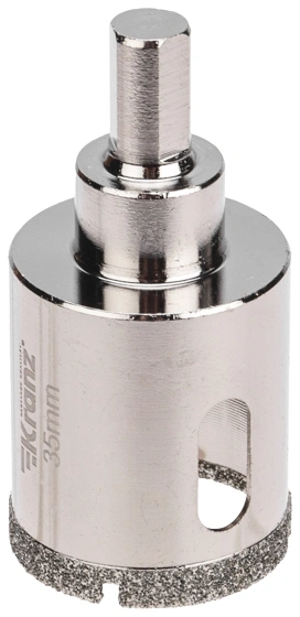Коронка Kranz KR-92-0027 по керамогр. для дрелей/перфораторов