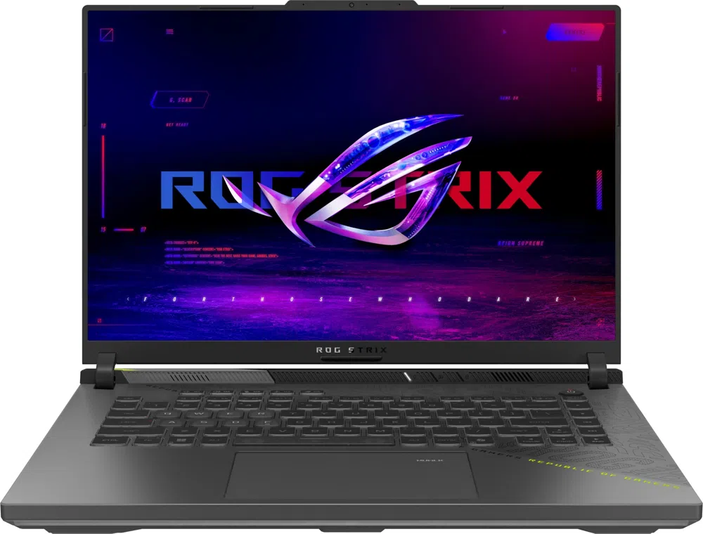 Ноутбук Asus ROG Strix G16 G614PM-S5097 Ryzen 9 8940HX 32Gb SSD1Tb NVIDIA GeForce RTX 5060 8Gb 16" IPS WQXGA (2560x1600) без ОС grey WiFi BT Cam (90NR0KW8-M00590)