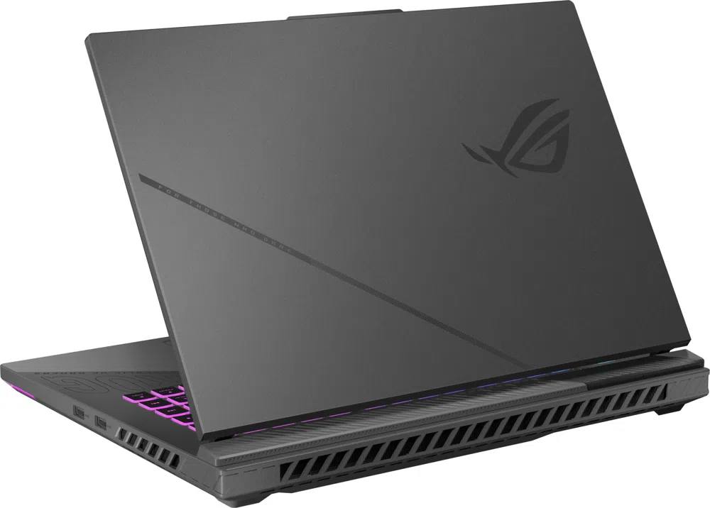 Ноутбук Asus ROG Strix G16 G614PR-RV089 Ryzen 9 8940HX 32Gb SSD1Tb NVIDIA GeForce RTX5070Ti 12Gb 16" IPS WUXGA (1920x1200) без ОС grey WiFi BT Cam (90NR0NJ7-M00620)