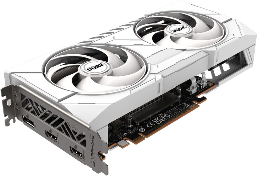 Видеокарта Sapphire PCI-E 5.0 11350-02-20G PURE AMD RADEON RX 9060 XT GAMING OC 16GB DUAL AMD Radeon RX 9060XT 16Gb 128bit GDDR6 2700/20000 HDMIx2 DPx1 HDCP Ret
