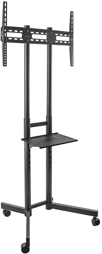 Стойка для телевизора Kromax OMEGA-15 черный 32"-70" макс.50кг напольный мобильный