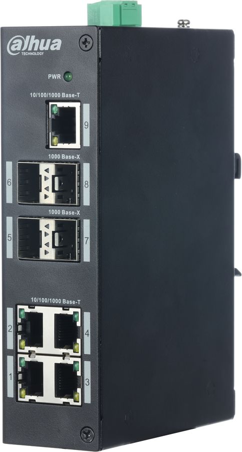 Коммутатор Dahua DH-PFS3409-4GT 5x1Гбит/с 4SFP неуправляемый