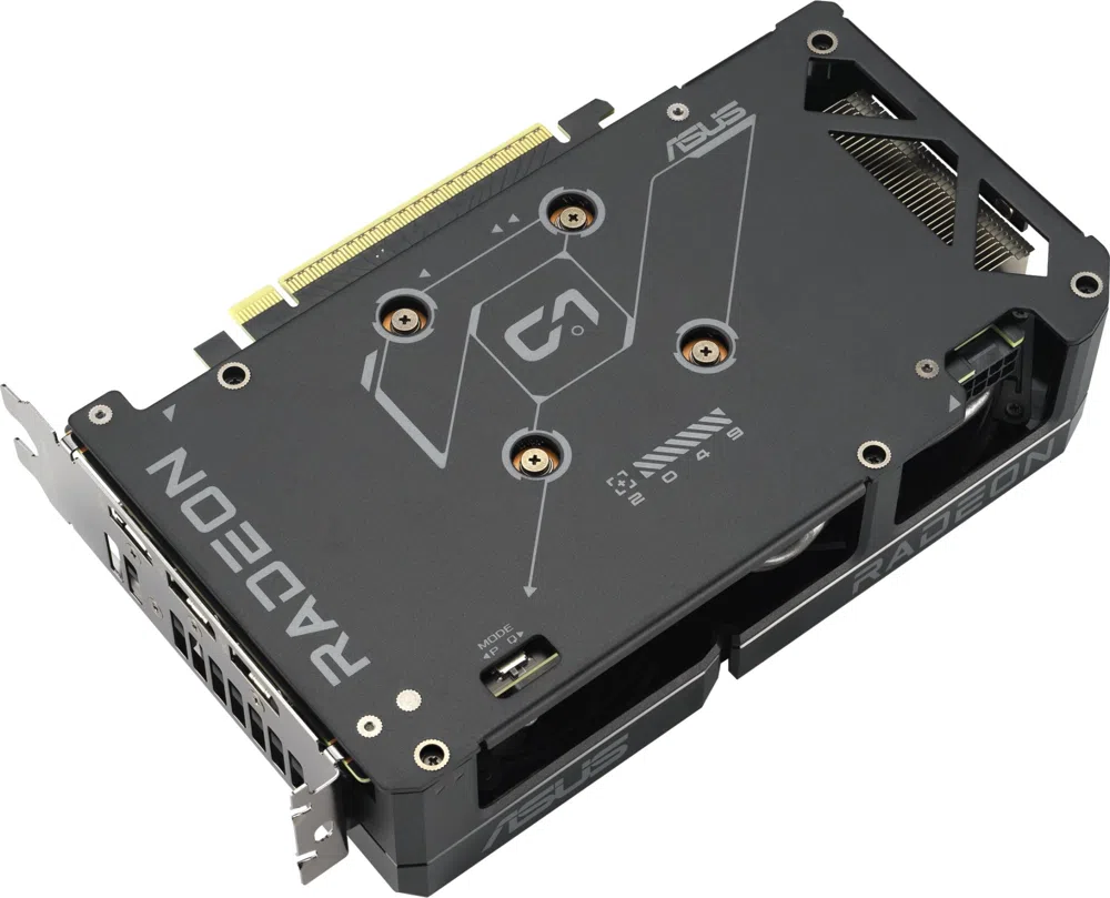 Видеокарта Asus PCI-E 5.0 DUAL-RX9060XT-16G AMD Radeon RX 9060XT 16Gb 128bit GDDR6 2620/20000 HDMIx1 DPx2 HDCP Ret