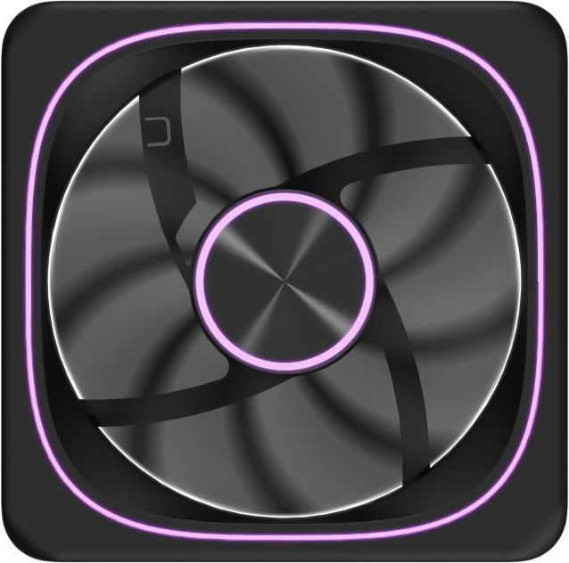 Вентилятор для корпуса Formula Air Fusion 1 Reverse ARGB 120х120x28 черный 4-pin 31.12дБ (AIR FUSION 1 BK REVERSE) Ret