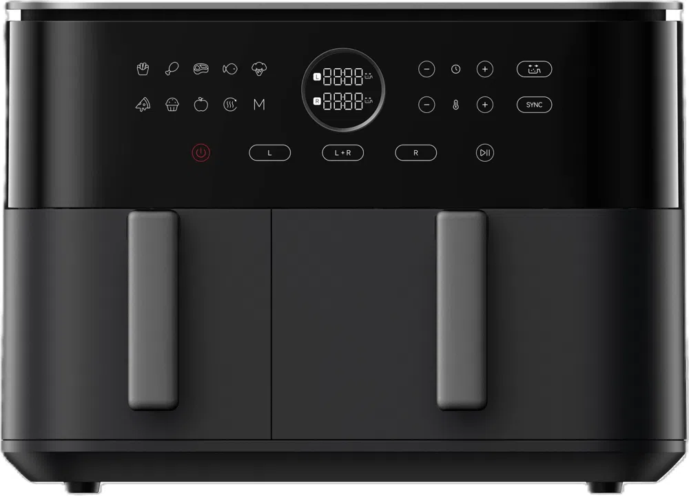 Аэрогриль Xiaomi Dual Zone Air Fryer 10L EU 10л 2700Вт черный (BHR07SGEU)