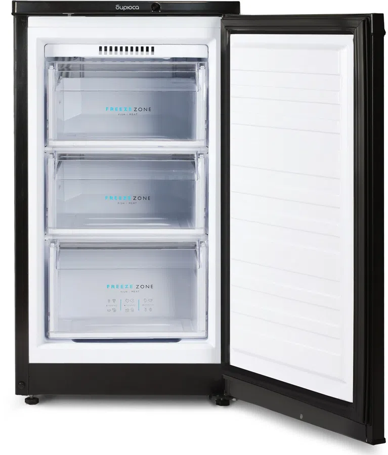 Морозильная камера Бирюса B412 черный