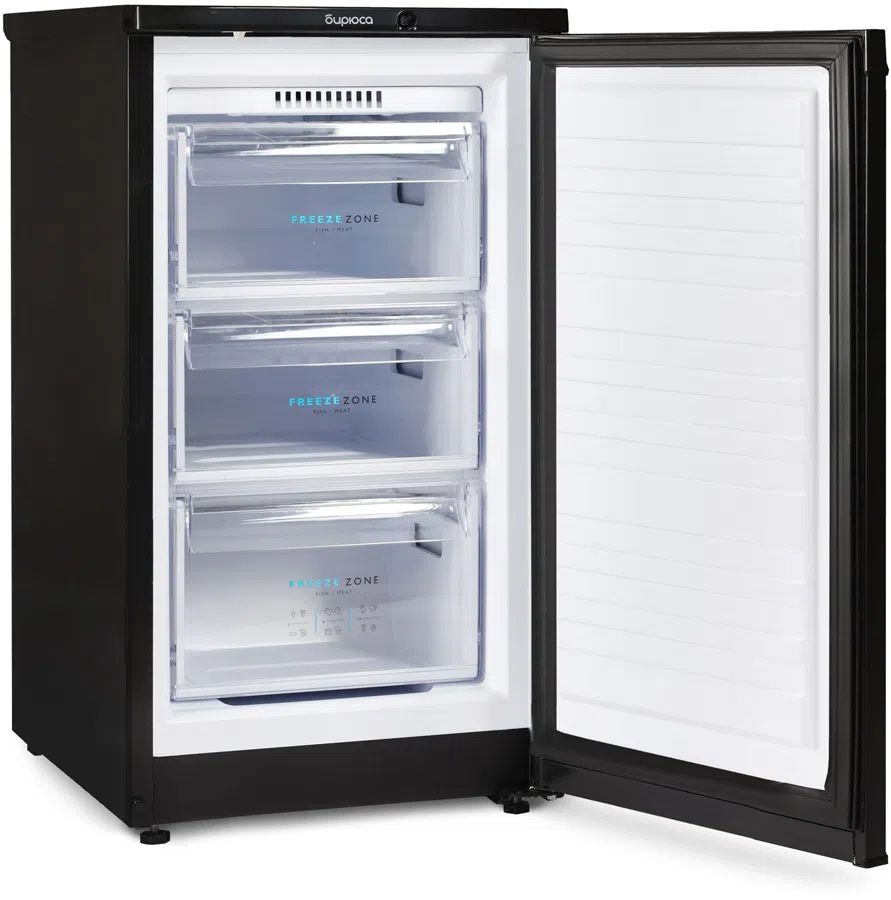 Морозильная камера Бирюса B412 черный