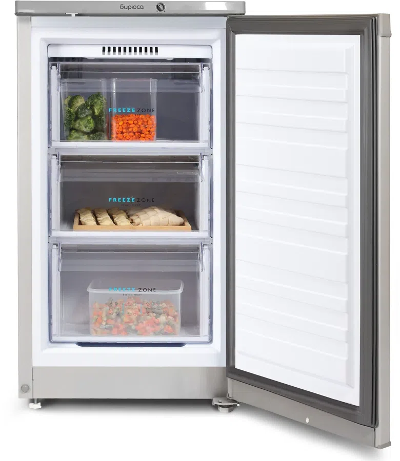 Морозильная камера Бирюса M412 серый