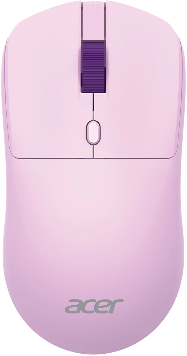 Мышь Acer OMR501 фиолетовый оптическая 1600dpi silent беспров. USB 4but (ZL.MCE11.017)