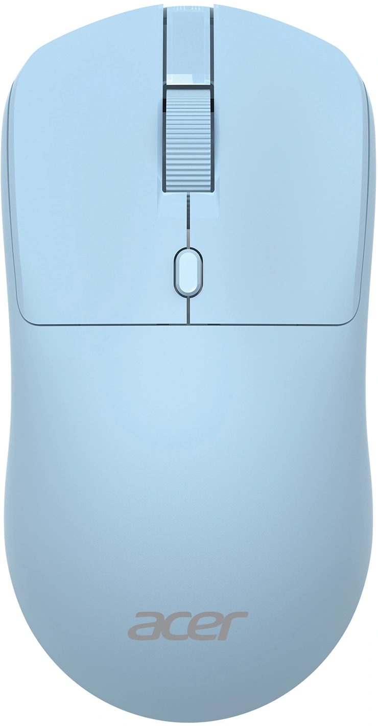Мышь Acer OMR501 голубой оптическая 1600dpi silent беспров. USB 4but (ZL.MCE11.019)