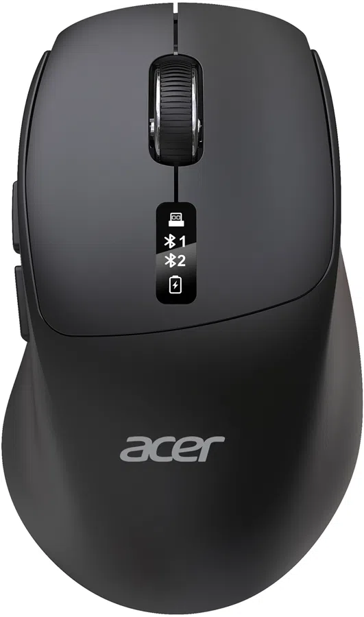 Мышь Acer OMR503 черный оптическая 3200dpi silent беспров. BT/Radio USB 4but (ZL.MCE11.01B)