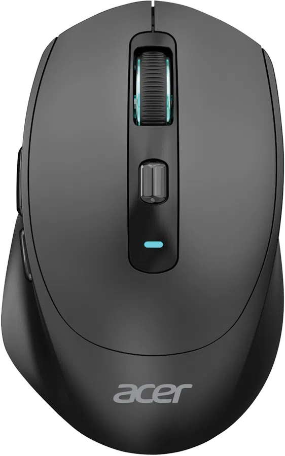 Мышь Acer OMR504 черный оптическая 3200dpi silent беспров. BT/Radio USB 4but (ZL.MCE11.01D)