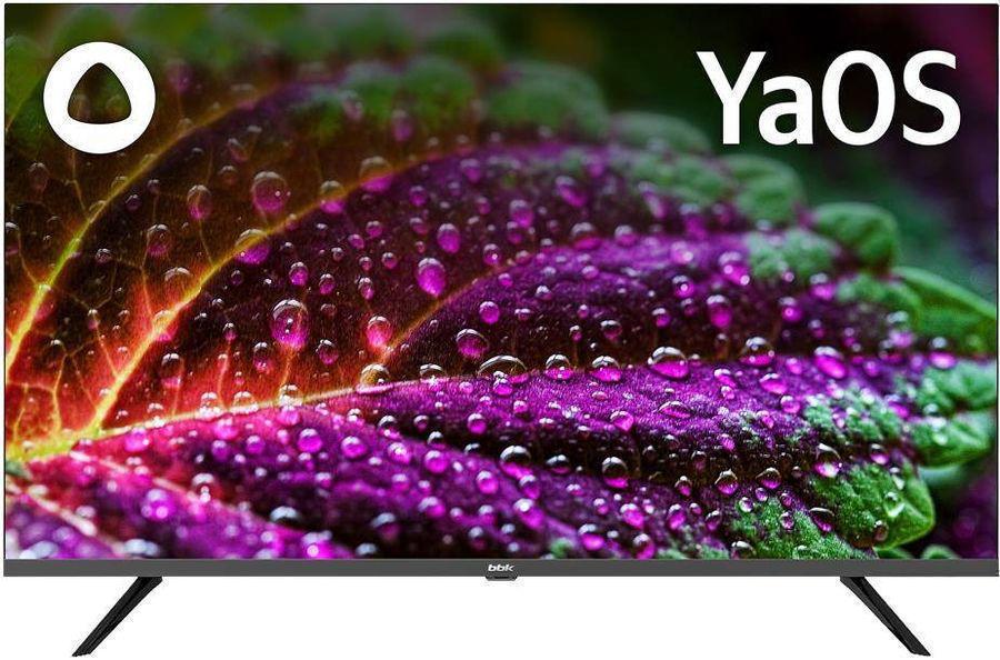 Телевизор QLED BBK 43" 43LED-9220/UTS2C (B) Яндекс.ТВ Frameless черный 4K Ultra HD 60Hz DVB-T2 DVB-C DVB-S2 USB WiFi Smart TV (RUS)