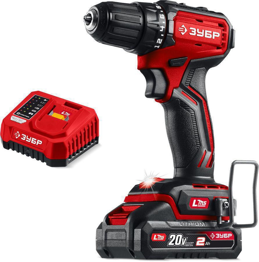 Дрель-шуруповерт Зубр ДБ-45-21 40Вт аккум. патрон:быстрозажимной