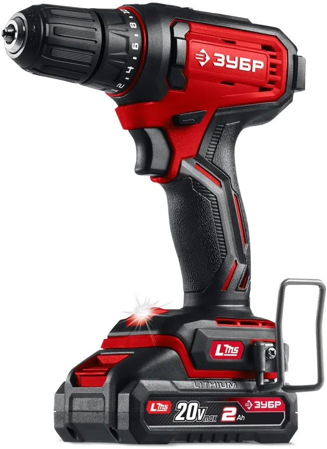 Дрель-шуруповерт Зубр ДШ-40-21 40Вт аккум. патрон:быстрозажимной