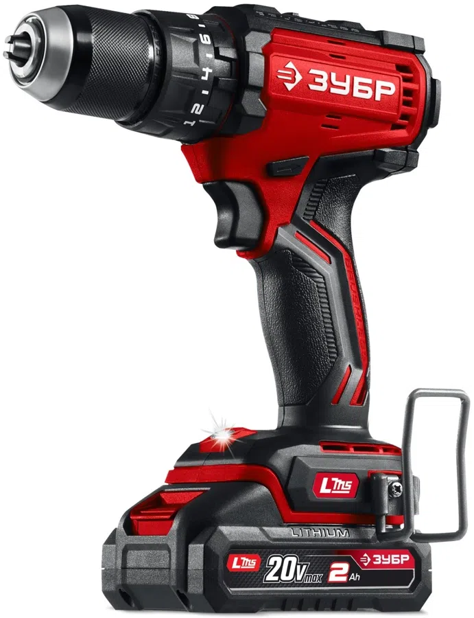 Дрель-шуруповерт Зубр ДБУ-65-22 40Вт аккум. патрон:быстрозажимной