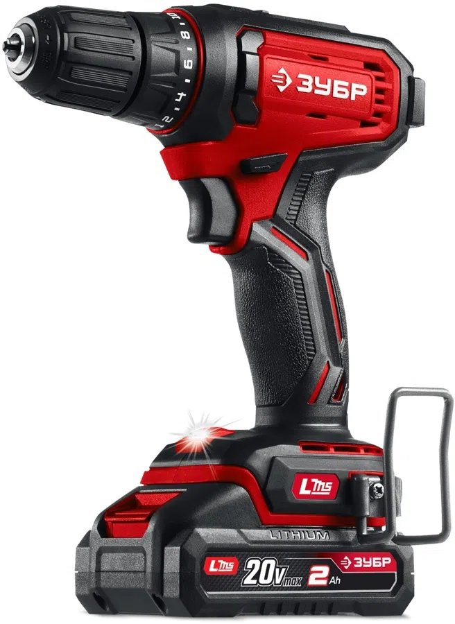 Дрель-шуруповерт Зубр ДШУ-40-21 40Вт аккум. патрон:быстрозажимной
