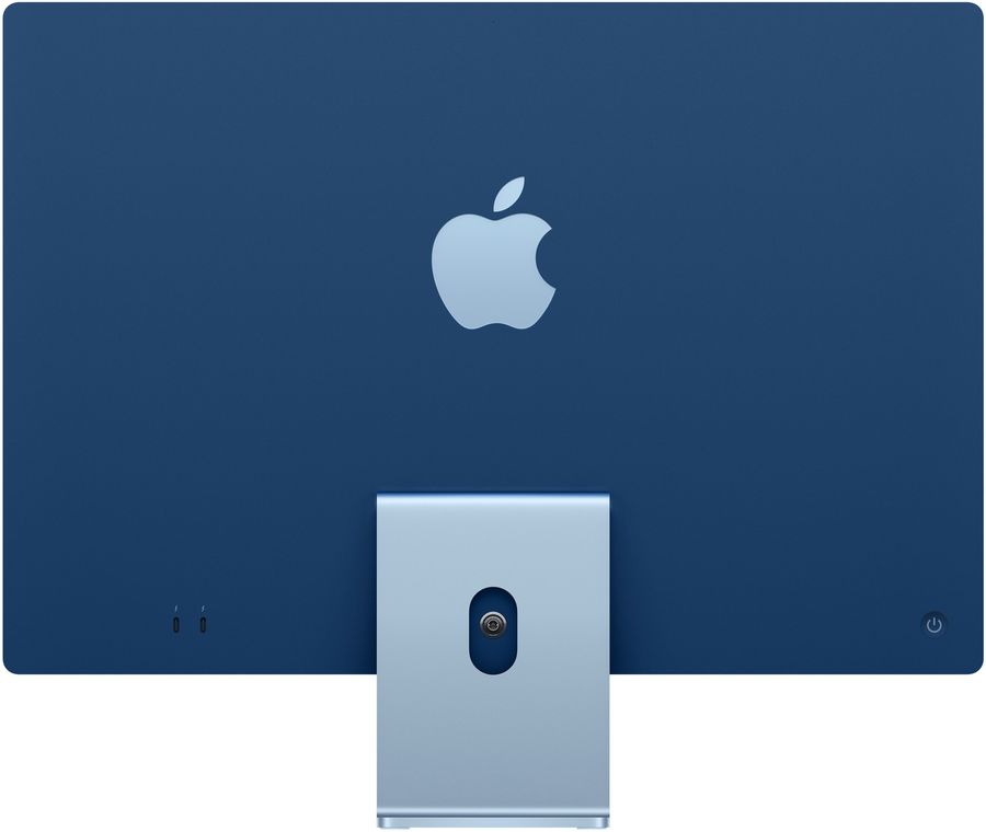 Моноблок Apple iMac A2874 24" 4.5K M3 8 core (4) 8Gb SSD256Gb 8 core GPU macOS WiFi BT 143W клавиатура мышь Cam синий 4480x2520