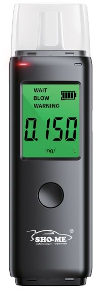 Алкотестер Sho-Me ALT-1500 электрохимический черный