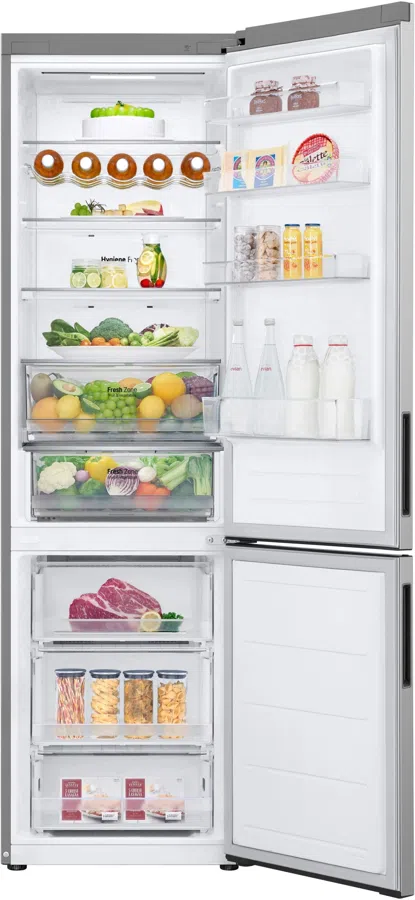 Холодильник LG GC-B509ANMW 2-хкамерн. серый инвертер