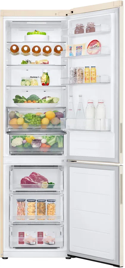 Холодильник LG GC-B509AEMW 2-хкамерн. бежевый инвертер