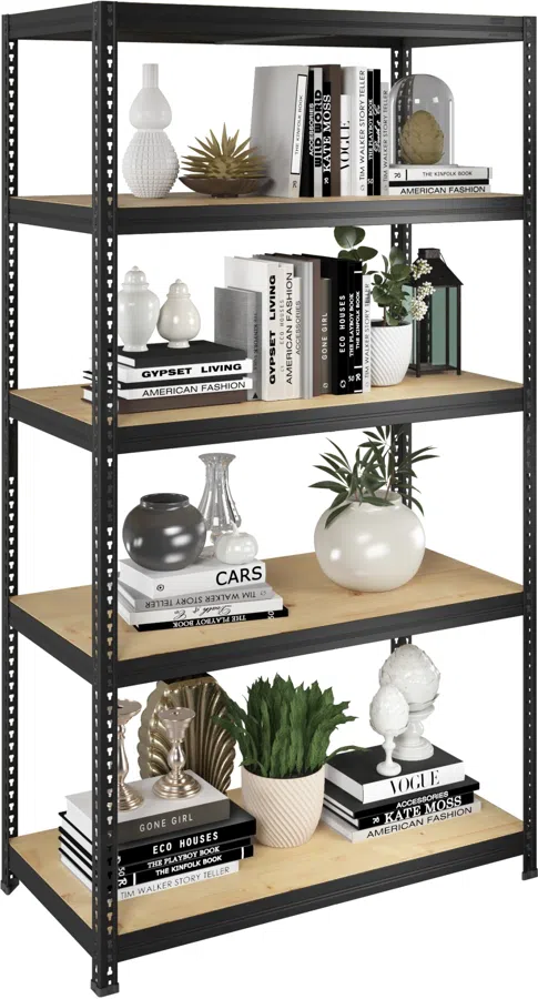 Стеллаж Практик SBL 200KD/90x45/5 пол.:5 разборная 2000x900x450мм серый (S24499393409)