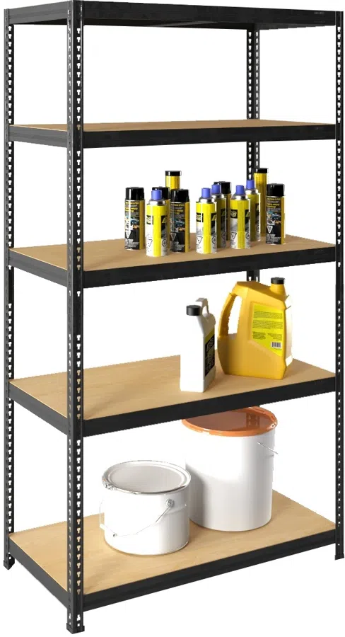 Стеллаж Практик SBL 200KD/120x40/5 пол.:5 разборная 2000x1200x400мм серый (S24499395309)