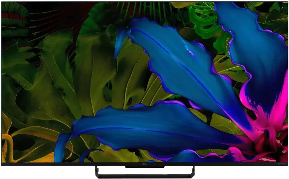 Телевизор QLED Haier 55" Smart TV S6 Frameless серый 4K Ultra HD 144Hz MEMC DVB-T DVB-T2 DVB-C DVB-S DVB-S2 USB WiFi Smart TV