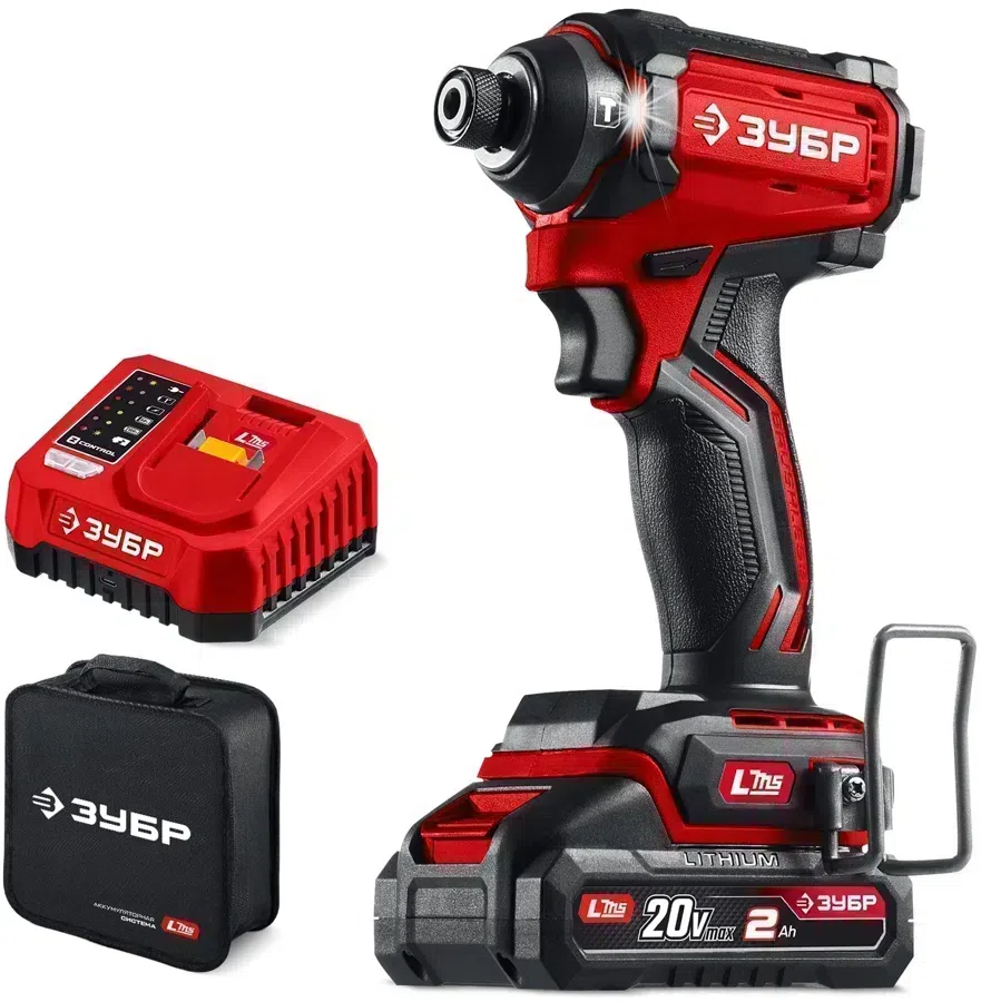 Винтоверт Зубр ВБУ-180-21 40Вт аккум. патрон:HEX