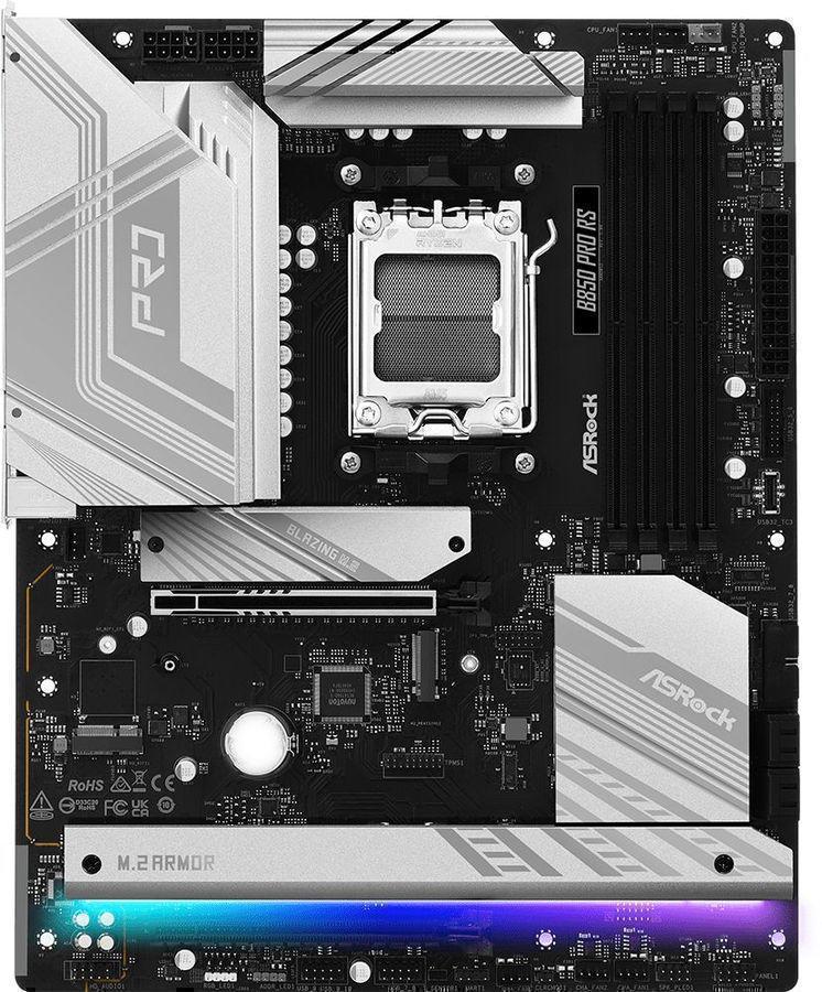 Материнская плата Asrock B850 PRO RS Socket AM5 AMD B850 4xDDR5 ATX AC`97 8ch(7.1) 2.5Gg RAID+HDMI