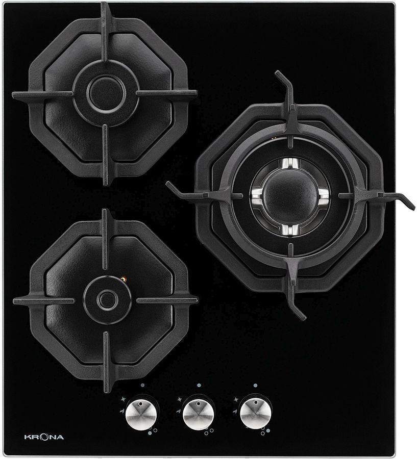 Газовая варочная поверхность Krona ALBERO 45 BL черный