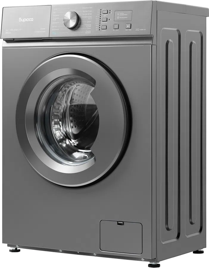 Стиральная машина Бирюса WM-SM510/08 M класс: A+++ загр.фронтальная макс.:5кг темно-серый инвертор