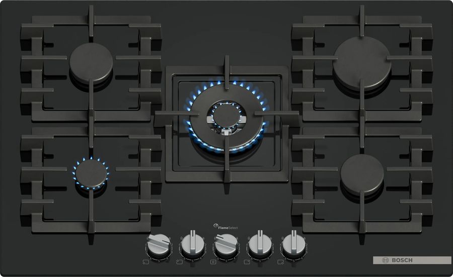 Газовая варочная поверхность Bosch PPQ7A6I45 черный