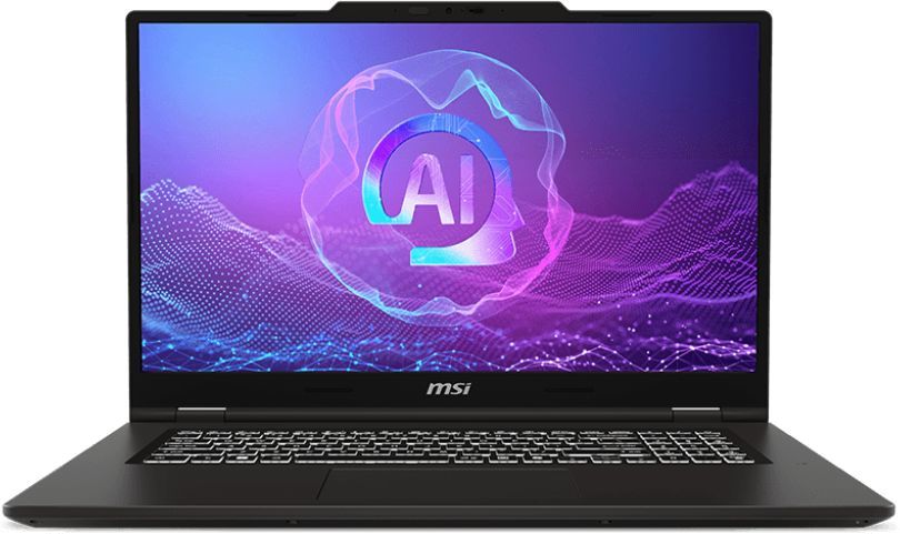 Ноутбук MSI Venture 17 AI A2HMG-010XRU Core Ultra 7 255H 16Gb SSD512Gb Intel Arc 140T 17.3" IPS FHD (1920x1080) без ОС grey WiFi BT Cam (9S7-17U211-010)