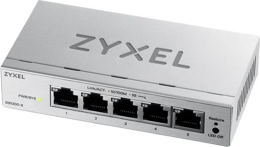 Коммутатор Zyxel GS1200-5V3-EU0101F (L2) 5x1Гбит/с управляемый