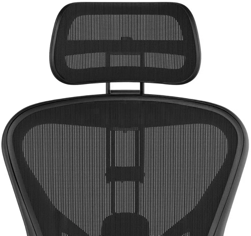 Кресло эргономичное Herman Miller Aeron C Large черный сетка с подголов. крестов. пластик